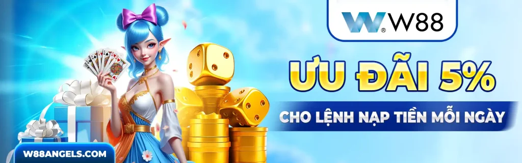 Khuyến mãi 5% cho lệnh nạp tiền đầu tiên mỗi ngày